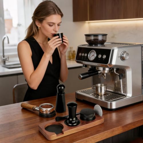 Espresso Tamper Set - 58mm Press Tools For Coffee Powder