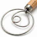 304 Stainless Steel Danish Dough Whisk, 13 Inch