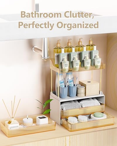 Anylady Bathroom Organizers and Storage, Makeup Organizer