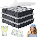 Large Silicone Ice Cube Trays for Tall Bottles, Long Ice Stick Mold