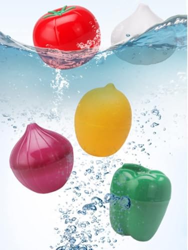 JOSON 5-Piece Vegetable and Fruit Storage Set, BPA-Free Reusable