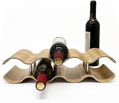 Wine Racks Countertop, 2-Tier Wooden Wine Rack Inserts for Cabinet
