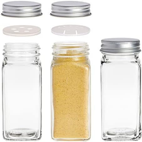 Talented Kitchen Spice Drawer Organizer with Jars and Labels with 18