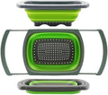 Qimh Collapsible Colander, 6 Quart Over-Sink Strainer