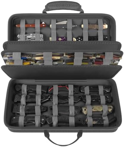 Boobowl Pocket Knife Display Case, 88 Slots