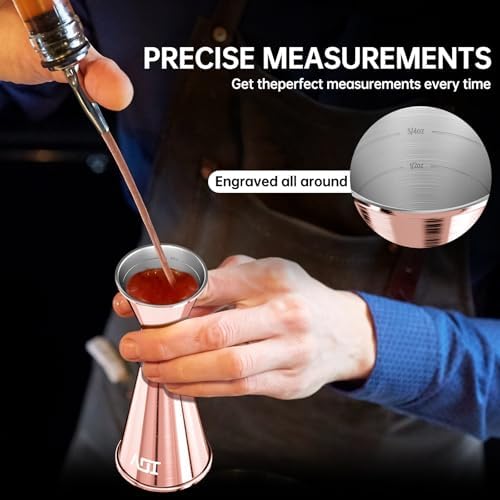 IOV Jigger for Bartending, Professional Double Cocktail Jigger with