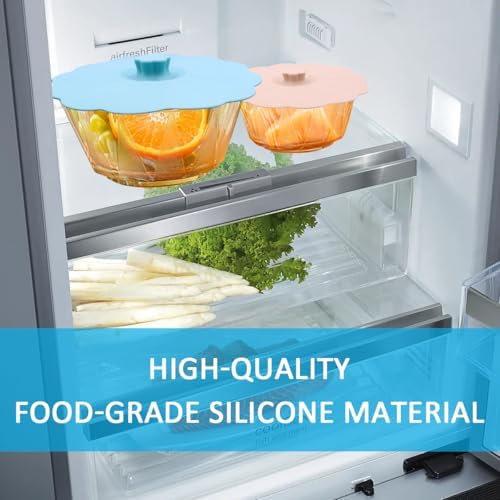 10 Pack Silicone Lids, 5 Sizes