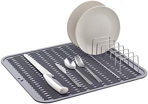 SANNO Utensil Drying Rack, Plastice Utensil Silverware Storage Holder
