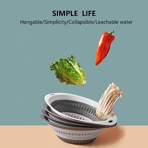 Collapsible Colander and Strainer,Silicone Strainer Colanders & Food