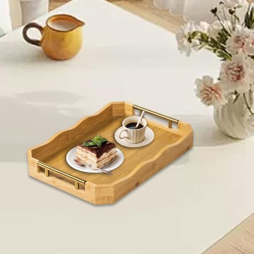 Serving Tray Rectangular Platter Food Storage Cupcake Multipurpose