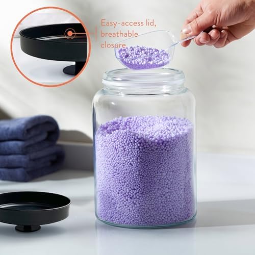 KooK Glass Storage Containers with Lids, Glass Jar with Lid, 1 Gallon