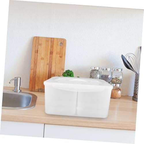 Xmas Plastic Divided Storage Containers 8l with Sealed Compartments