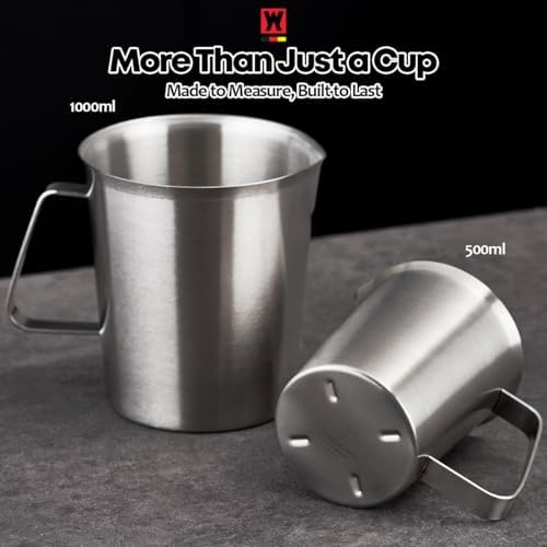 WAGENSTEIGER 18/8 Stainless Steel Measuring Cup: Metal Measuring