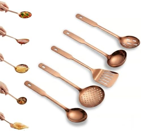 Amco – 5-Piece Utensil Set – Copper