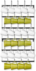 Sorbus Wall Mug Rack, Coffee Mug Display for Coffee Station