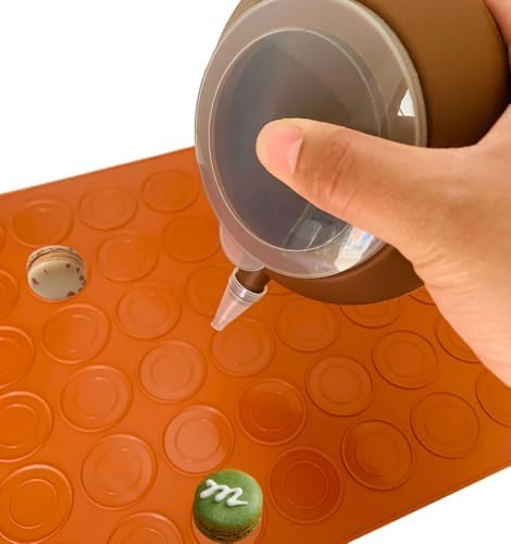 Macaron Baking Silicone Mold Set - 48 Cavities Silicone Mat Precision