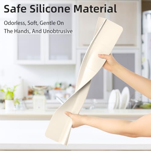 23" Ultra Silicone High Sink Splash Guard, Beige
