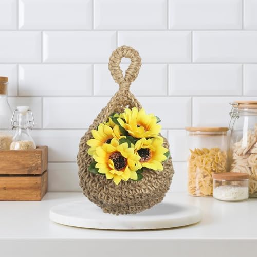 PATIKIL Hanging Fruit Baskets for Kitchen, Large Size Teardrop Home