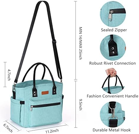 Insulated Lunch Bag for Women Men,Adult Lunch Box for Women with