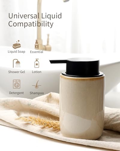 BosilunLife Foam Soap Dispenser, Hand Pump Dispenser for Kitchen Sink