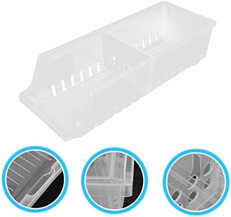 Refrigerator Can Organizer PP Stackable Bin for Food and Soda Cans