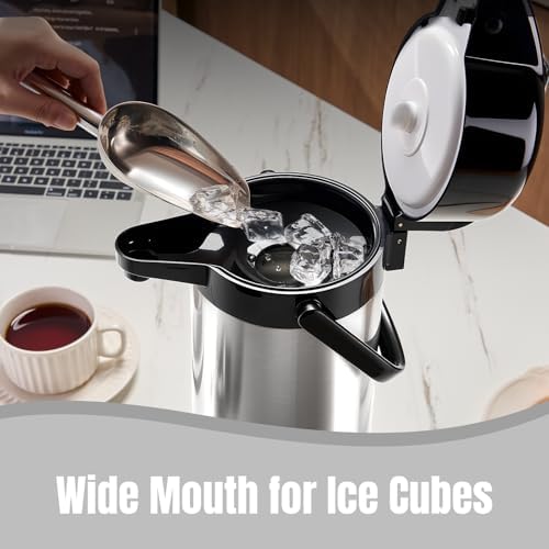 Coffee Carafe, Insulated Airpot Coffee Dispenser with Pump, 2.5L