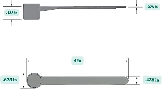 1.5 mL Long Handle Plastic Measuring Spoon - Image 2