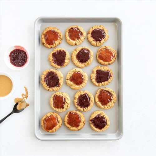 2-Piece Nonstick Aluminum Sheet Pan Set, Half & Quarter Sizes, Even