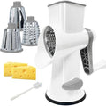 Multifunctional Rotary Cheese Grater with Handle