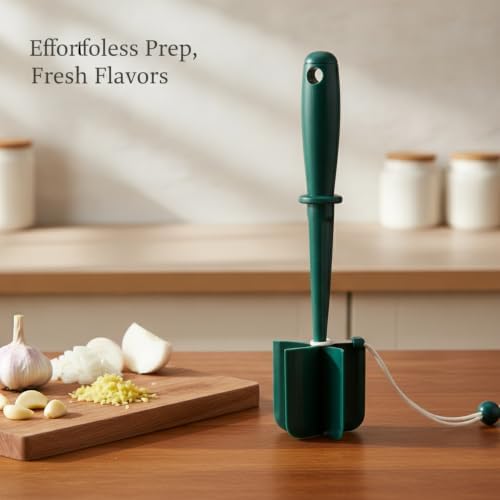 Effortless Veggie Prep: Manual Pull-String Food Chopper for Onions &