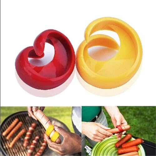 4-Piece Spiral Hot Dog Slicers