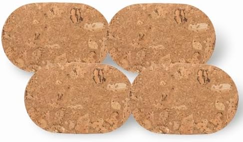 Casafina 17.25' x 11.25 Set of 4 Oval Placemats - Cork Collection