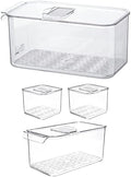 SANNO Vegetable Fruit Containers Fridge Containers,Freezer Produce