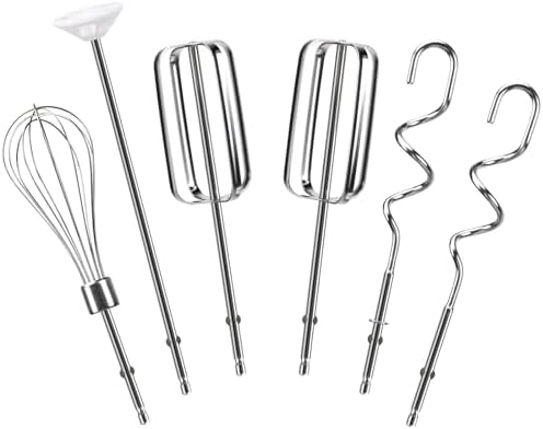 6 Pack Hand Mixer Beaters Attachments Compatible with Hamilton Beach