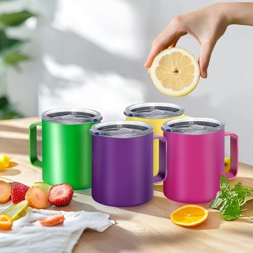YOUKE OLA 16 Pack Stainless Steel Insulated Coffee Mug Bulk with