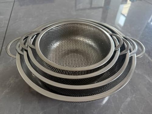4-Piece Stainless Steel Mesh Strainer Set