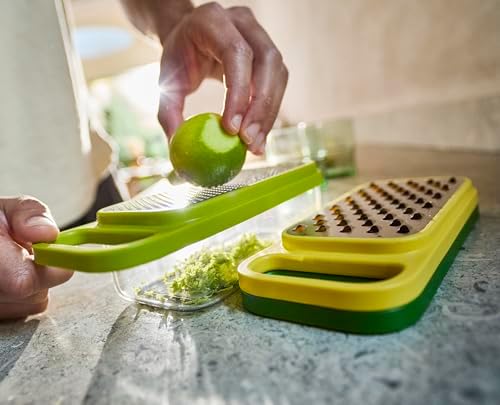 Joseph Joseph Multi-Grate & Store Cheese Grater & Zester Set, 3-in-1