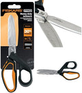 Fiskars PowerArc Heavy-Duty Scissors, Up to 30% More Power, Length