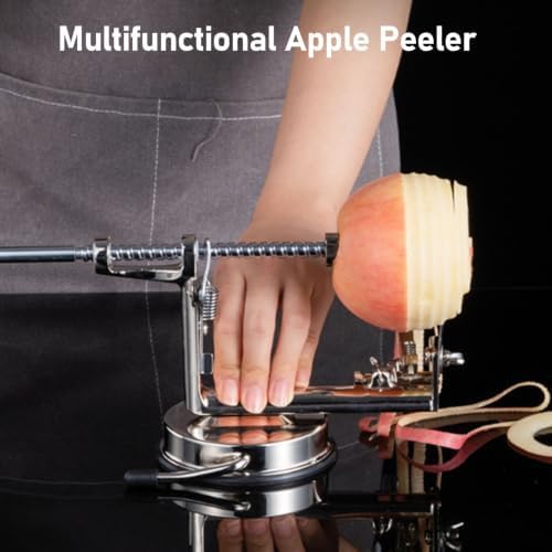 304 Stainless Steel Apples Peeler Corer Slicer, Hand Crank Fruit