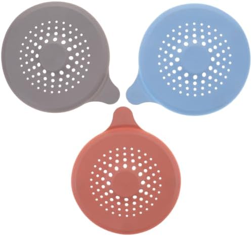 3pcs TPR Drain Cover Stopper for Kitchen and Bathroom