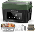 Cordless Heated Lunch Box, Rechargeable Electric Food Warmer
