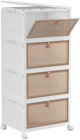 YFXCVSL Plastic Storage Bins with Lid, 32QT