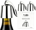 Pafusen Wine Stoppers Set of 2, Stainless Steel Wine Bottle Stopper