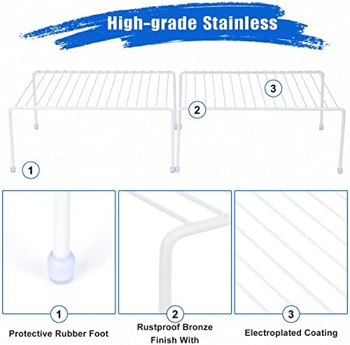 SIBAO Kitchen Cabinet Storage Shelf Rack/Plastic Feet