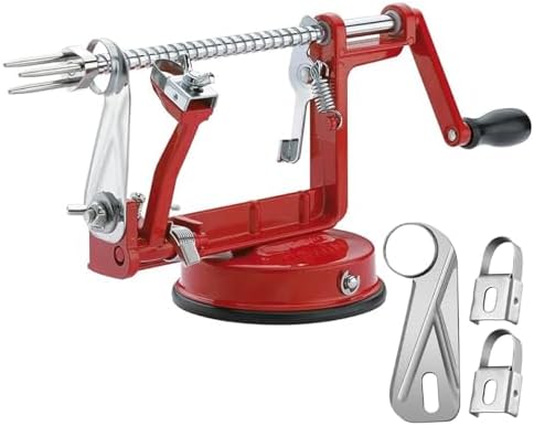 Apple Peeler Corer, Long lasting Chrome Cast Magnesium Alloy Apple