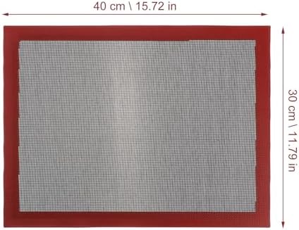 Silicone Hollowed out Baking Mat for Cookies, Reusable Non Stick