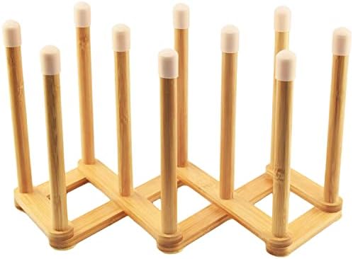 Bamboo Retractable Bottle Drying Rack Cup Dish Drying Racks,Sports