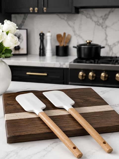 Nature's Nova Silicone Spatula Set, Versatile Kitchen & Baking