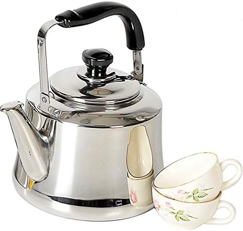 Lehman's Harmonica Hum Teakettle, 5 Quarts, Stainless Steel