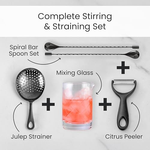 A Bar Above Julep Strainer, Stainless Steel Cocktail Sieve, 304 Grade